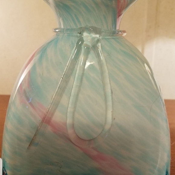 Beautiful colorfull unique glass vase Please go to my page and see other items - Picture 13 of 17